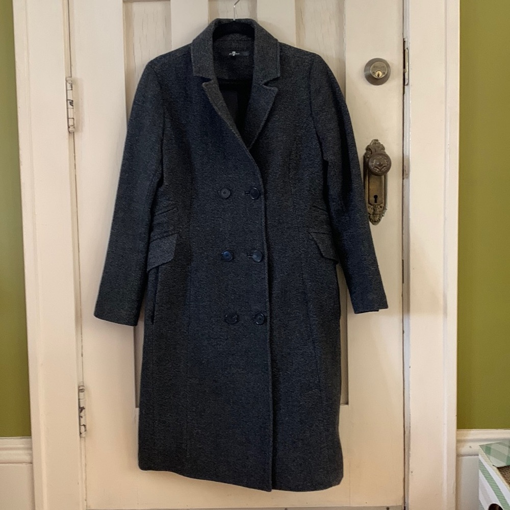 7FAM wool-blend winter coat, size 8